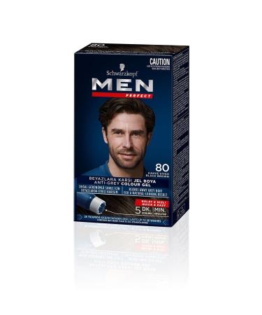Schwarzkopf Men Perfect Men's Ammonia-Free Hair Dye Brown Black 80 50 Ml