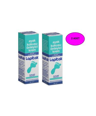 Lapitak Foot Odor Prevention Cream 60 Ml 2-Pack