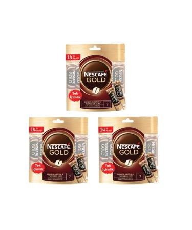 Nescafe Gold Single Use 2 Gr Economic Package 14 Pieces *3 Pieces