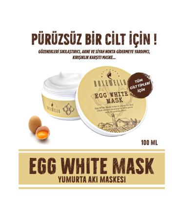 ROXEWELLA Egg White Mask Egg White 100 ml - Egg Pore Stain and Pore Mask