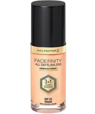 Max Factor Facefinity 3 in 1 Long-lasting Foundation 33 Crystal Beige