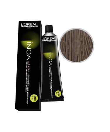 INOA 7.1 Ash Blonde Ammonia-Free Permanent Hair Dye 60 Ml - Buy Online on GoSupps.com