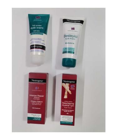 Neutrogena Foot Cream 50ml - Repairing 50ml - Nourishing Foot Cream 100 Ml - Fast Absorbing Foot Cream 100 ml