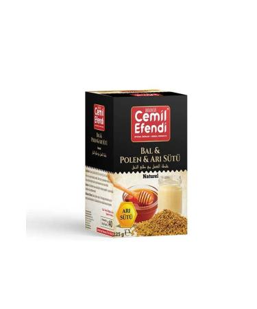 Cemil Efendi Honey-Pollen-Royal Jelly 3-Piece Mix 225 gr Natural