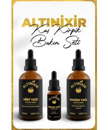 ALTINIXIR Eyebrow Eyelash Care Set (castor almond argan)