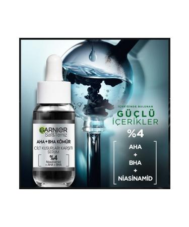 Garnier Black Serum Aha Bha Anti-Imperfections Peeling Serum 30 ml - Buy Online on GoSupps.com