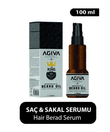 Agiva Plumping Revitalizing Hair Beard Serum 100 ml The King - Buy Online on GoSupps.com