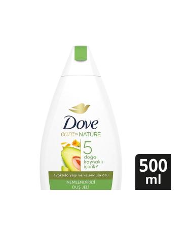 Dove Care By Nature Moisturizing Shower Gel Avocado Oil & Calendula Extract Revitalizing 500 Ml
