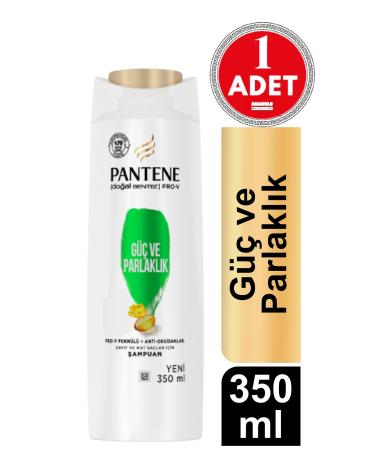 Pantene Natural Synthesis Power and Shine Shampoo 350 Ml 1 Piece
