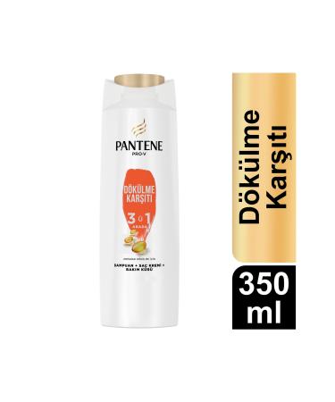 Pantene Anti-Hair Loss 3in1 Shampoo 350 ml 4 Pieces - Buy Online on GoSupps.com