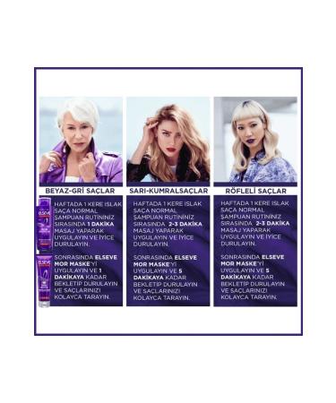 Elseve Loreal Paris Anti-Orange Purple Shampoo 200 Ml