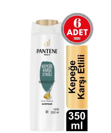 Pantene Anti-Dandruff Shampoo 350 ml 6 Pieces
