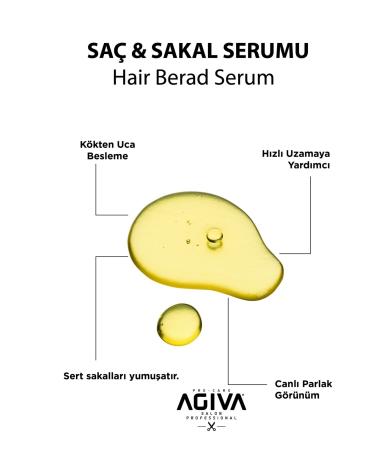 Agiva Plumping Revitalizing Hair Beard Serum 100 ml The King - Buy Online on GoSupps.com