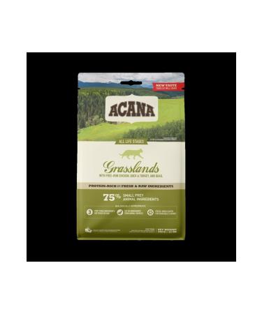 Acana Grasslands Cat Food 1.8kg - For All Breeds and Life Stages