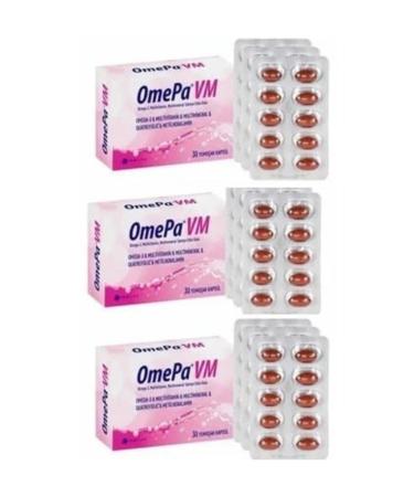 Omepa Vm Omega-3 Multivitamin Multimineral Food Supplement Set of 3