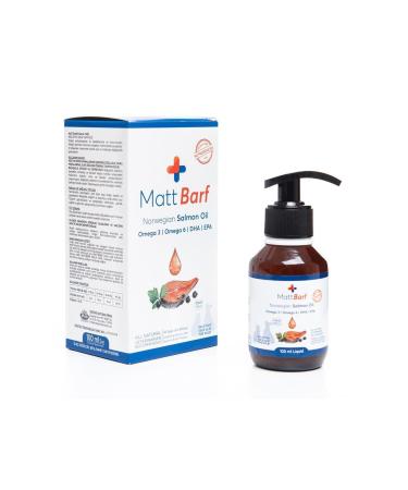 MATT BARF Salmon Oil Fish Oil for Cats and Dogs 100 ml