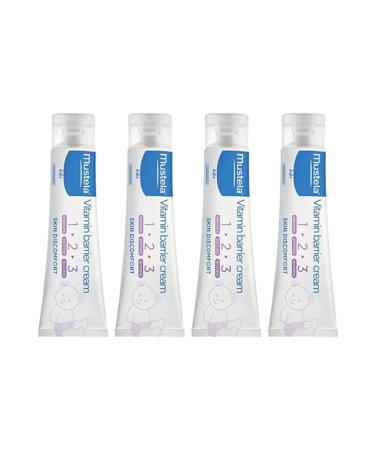 Mustela Vitamin Barrier 1-2-3 Diaper Rash Cream 100 Ml X4 Pieces