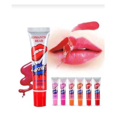 WOW Romantic Bear Peel Off Lipstick Sexy Red