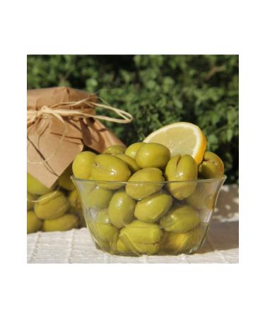 MAK BAH E Stone Crushed Green Olives 3.5 Kg