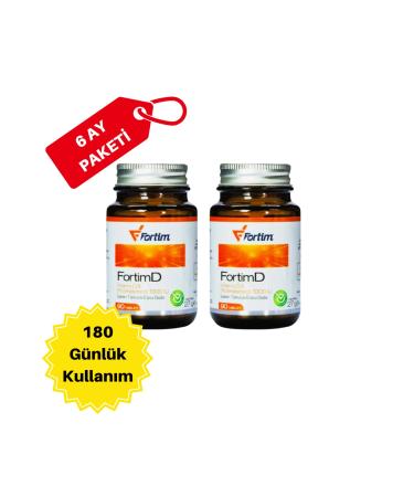 Fortim 2 Box Vitamin D 1000 Iu (90 + 90 180 Tablets)