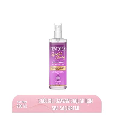 Restorex Healthy Growth Effective Shiny Care Liquid Hair Conditioner 200 ml - Buy Online on GoSupps.com