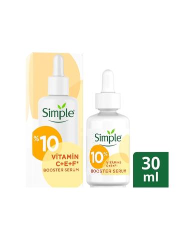 Simple C+f+e Vitamin Serum for Younger Looking and Brighter Skin 30 Ml