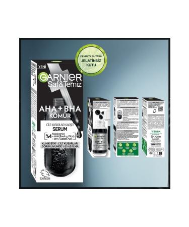 Garnier Black Serum Aha Bha Anti-Imperfections Peeling Serum 30 ml - Buy Online on GoSupps.com