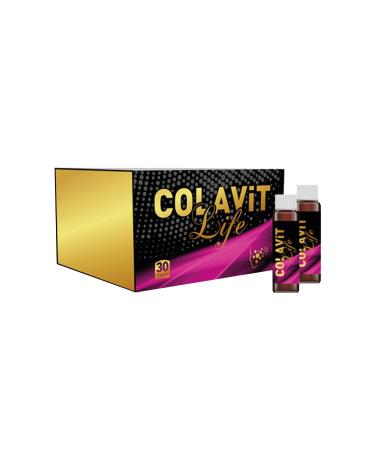 Colavit Life Type I & Type III Collagen Hyaluronic Acid Resveratrol Coenzyme Q10 Mango Flavor 4in1 - Buy Online on GoSupps.com