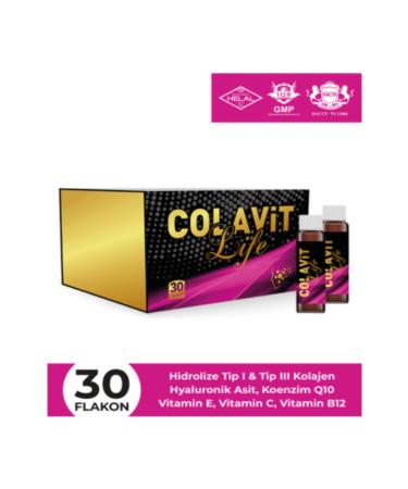Colavit Life Type I & Type III Collagen Hyaluronic Acid Resveratrol Coenzyme Q10 Mango Flavor 4in1 - Buy Online on GoSupps.com