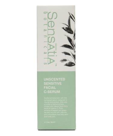 Sensatia Botanicals Uncented Sensitive Facial C Serum 60 ml - Buy Online on GoSupps.com