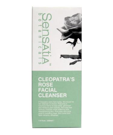 Sensatia Botanicals Cleopatra's Rose Skin Tone Balancing Facial Cleanser 220ml - Buy Online on GoSupps.com