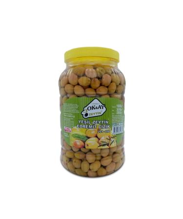 Okay Olive 2 Kg Edremit Scratched Green Olives