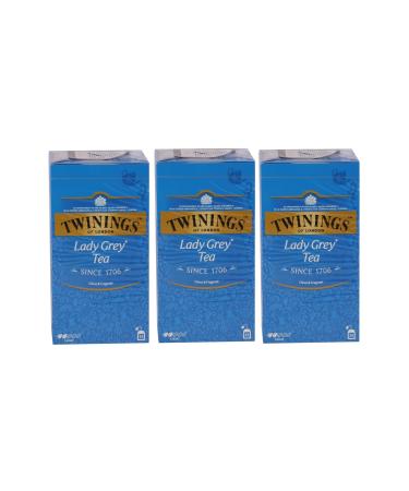 Twinings Lady Grey Tea 25 Pack X 3