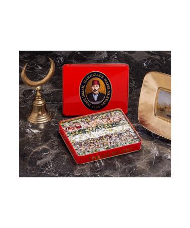 HAFIZ MUSTAFA 1864 Mixed Turkish Delight Metal Box (1 KG)