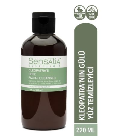 Sensatia Botanicals Cleopatra's Rose Skin Tone Balancing Facial Cleanser 220ml - Buy Online on GoSupps.com