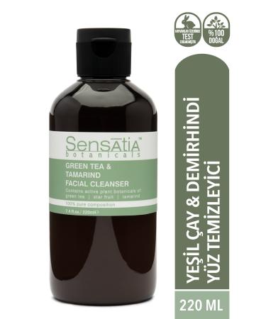 Sensatia Botanicals Green Tea & Tamarind Facial Cleanser 220ml - Buy Online on GoSupps.com