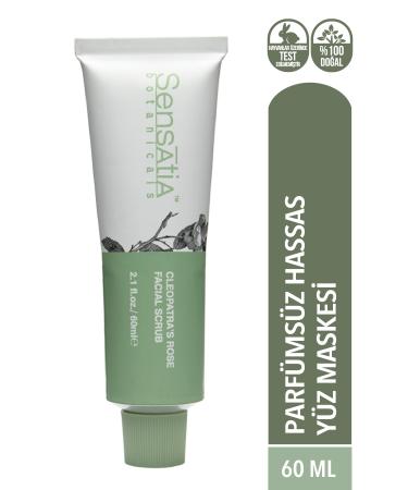 Sensatia Botanicals Cleopatra's Rose Facial Scrub 60 ml - Buy Online on GoSupps.com
