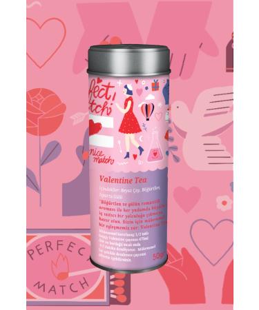 Nice Match Valentine Tea Limited Edition - Blackberry Love Tea 50 gr - Buy Online on GoSupps.com