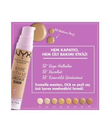NYX Professional Makeup With Me Concealer Serum 07 Medium - Buy Online on GoSupps.com