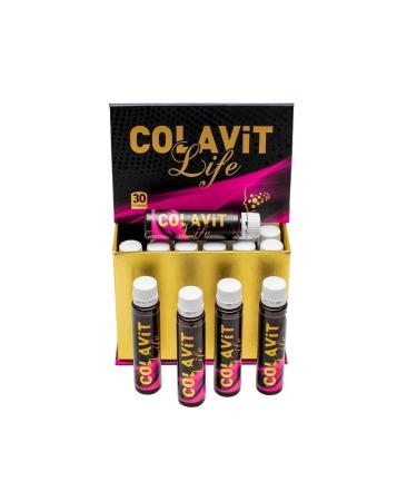 Colavit Life Type I & Type III Collagen Hyaluronic Acid Resveratrol Coenzyme Q10 Mango Flavor 4in1 - Buy Online on GoSupps.com