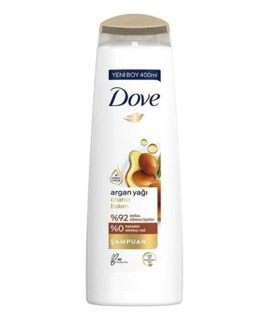 Dove Argan Oil Repair Care Hair Care Shampoo 400 Ml 5 Pieces - Buy Online on GoSupps.com