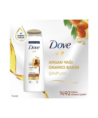 Dove Argan Oil Repair Care Hair Care Shampoo 400 Ml 6 Pieces - Buy Online on GoSupps.com