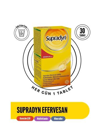 Supradyn 30 Effervescent Coenzyme Q10 Tb - Buy Online on GoSupps.com