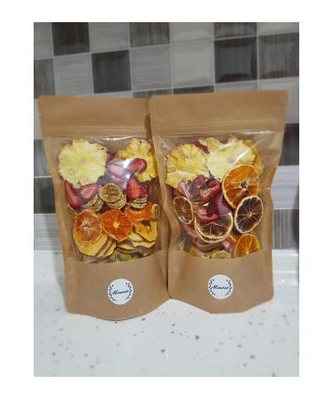 Mimosa 2-Pack Dried Mixed Fruit 100 Grams (Strawberry Pineapple Orange Apple Banana Lemon)
