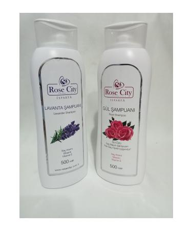 rosecity Rose&lavender Shampoo Set of 2