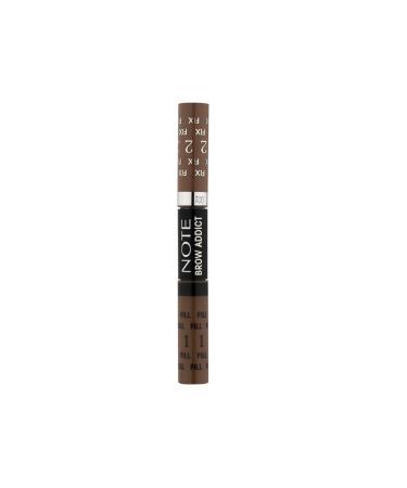 Note Cosmetics Brow Addict Fix Fill Eyebrow Shadow Mascara 2 in 1 02 .brow-222205