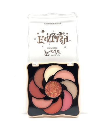 Cosha Beauty Rose Fantasy 9-Pack Glitter Eyeshadow