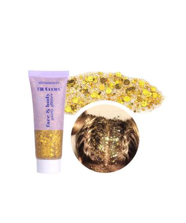 N YENABEAUTY Gold Face and Body Brightening Glitter Gel 30 ml