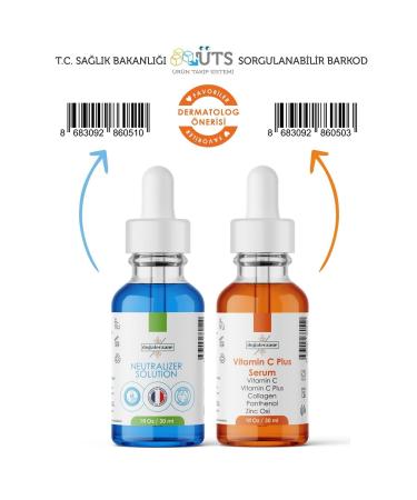 Natural Pharmacy Vitamin C Plus Serum 30 Ml + Neutralize Solution 30 Ml