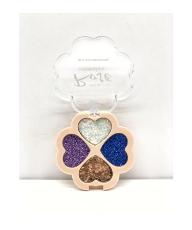 Cosha Beauty Rose 4-Piece Heart Glitter - Glitter Eyeshadow